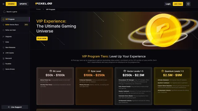 pixel.gg casino vip club