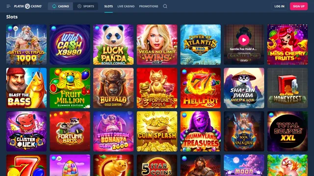 platincasino games