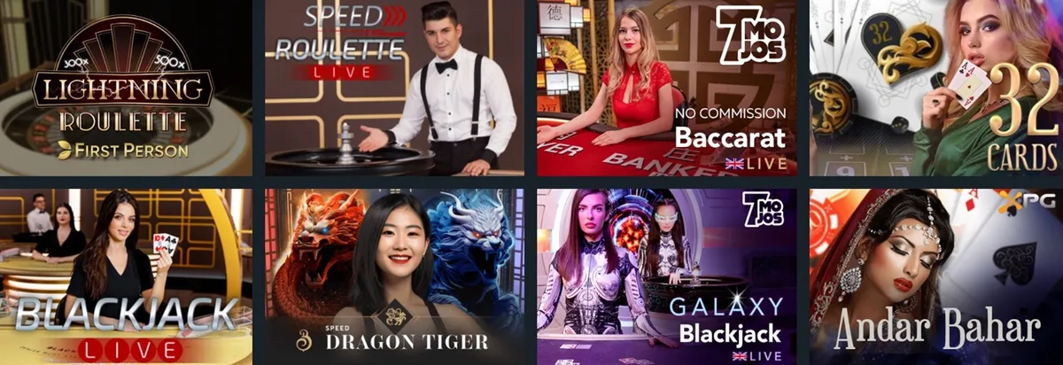 playfast casino live games