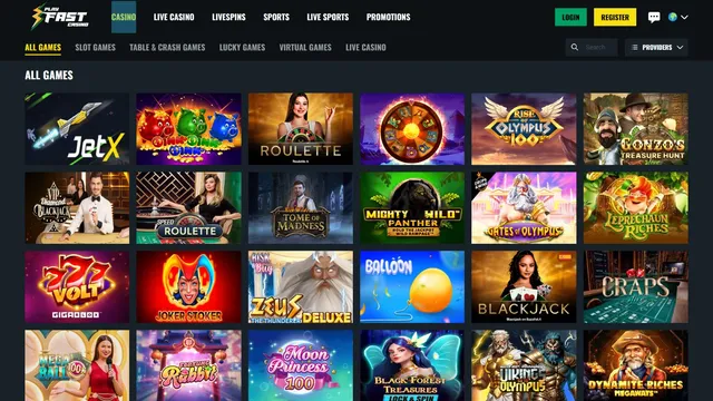playfast casino games