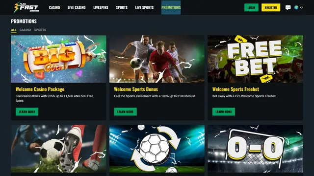 playfast casino promotions