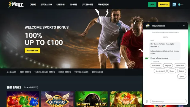 playfast casino support