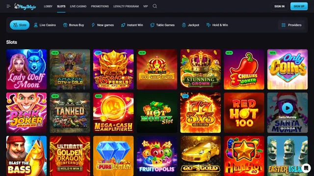playmojo casino games