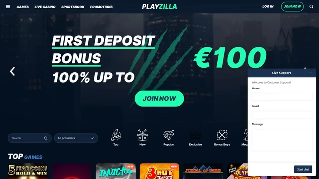playzilla casino support