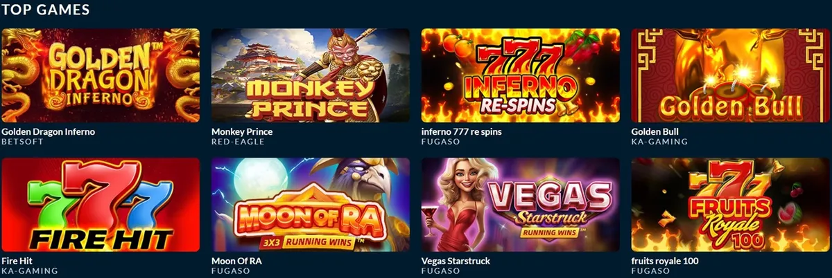 punt casino games