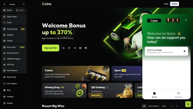 qzino casino support