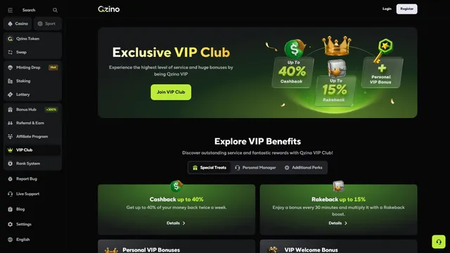 qzino casino vip club