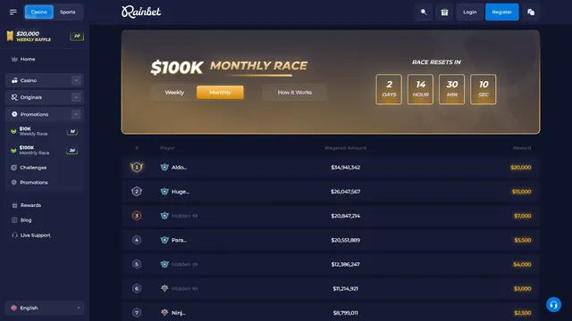 rainbet casino promotions