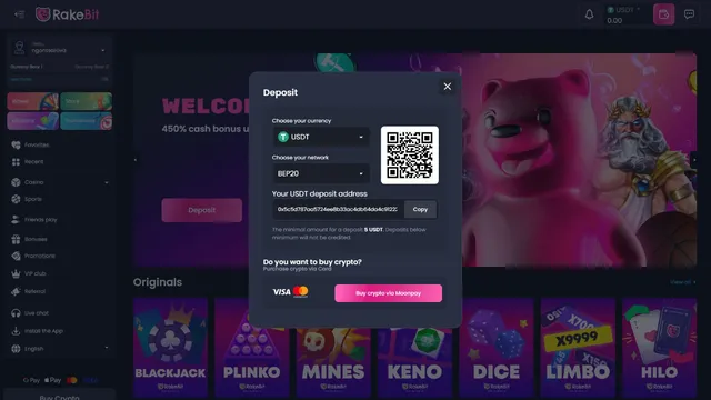 rakebit casino deposit