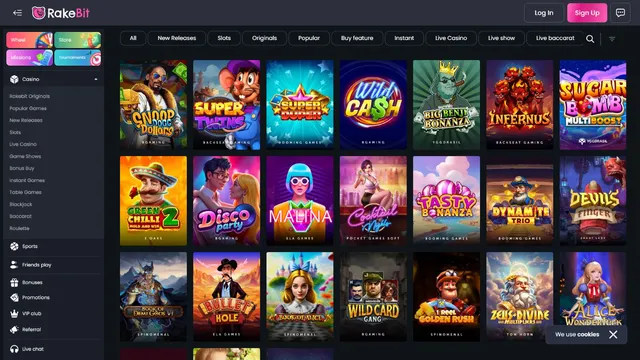 rakebit casino games