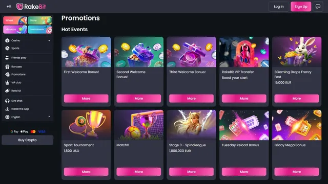 rakebit casino promotions