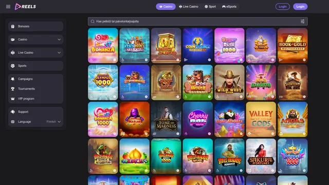 reels casino games