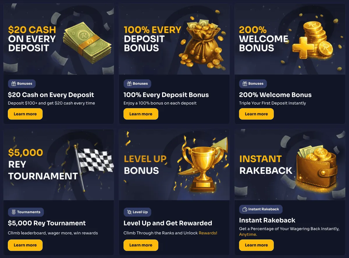 reybets casino promotions icon