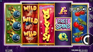 rockabilly wolves slot screen
