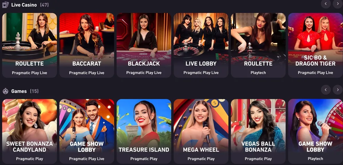 rocketpot casino live games