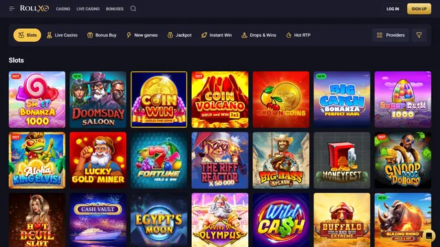 rollxo casino games