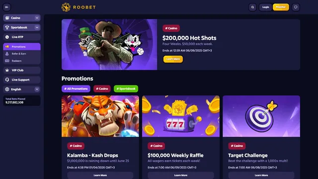 roobet casino promotions