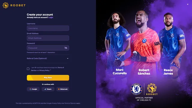 roobet casino registration