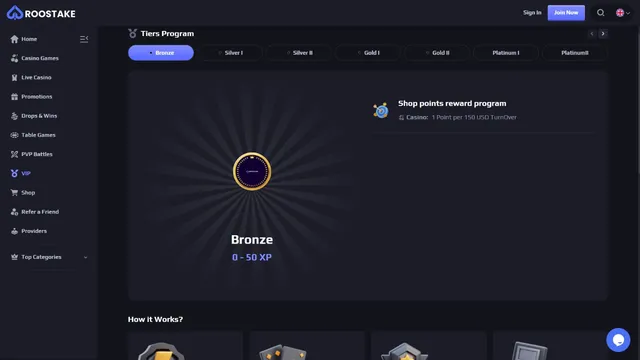 roostake casino vip club