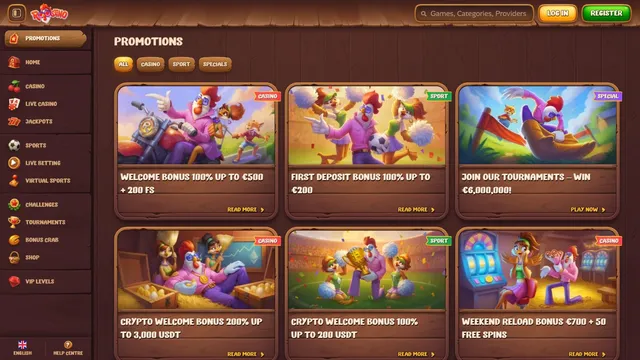 roostino casino promotions