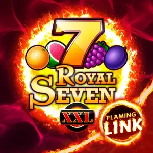royal seven xxl flaming link slot icon