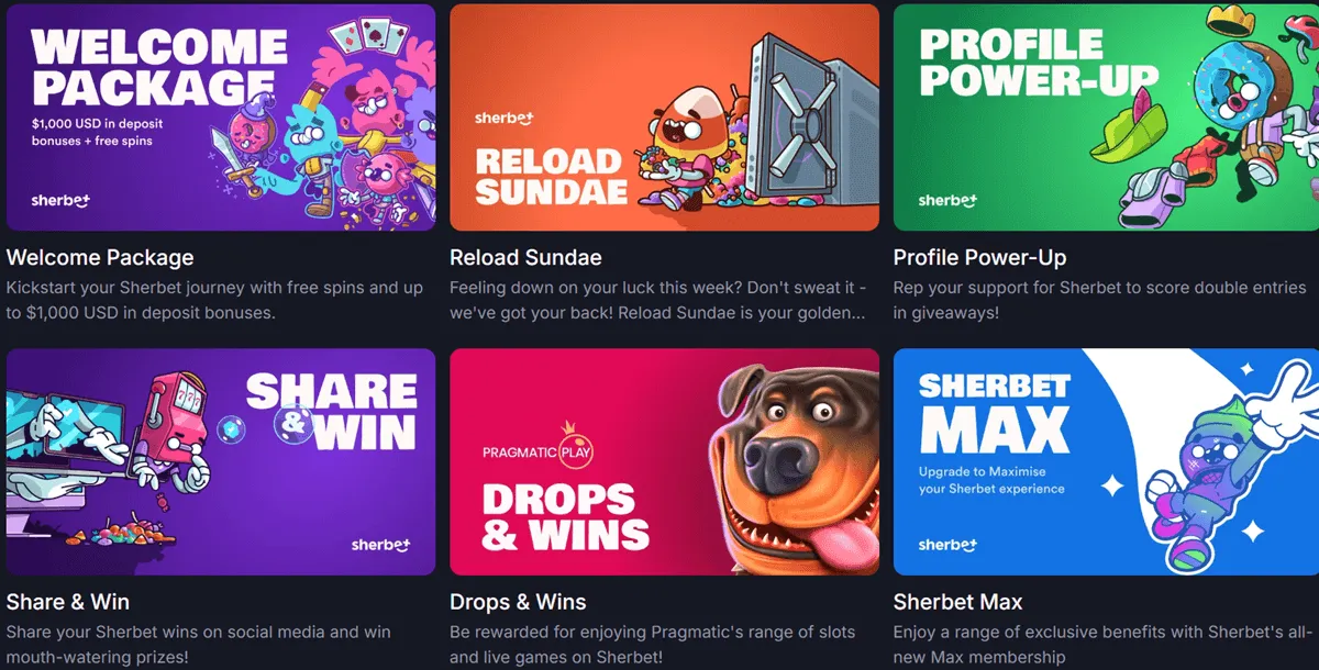 sherbet casino promotions