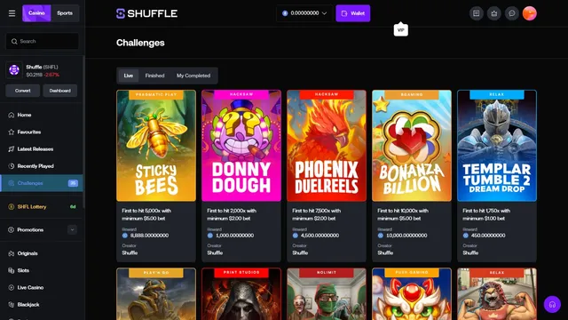 shuffle casino tournaments