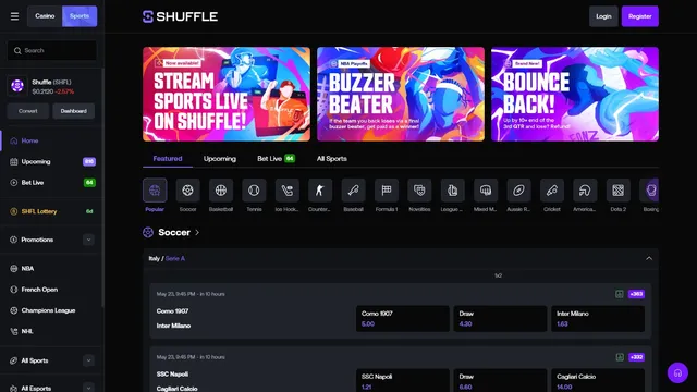 shuffle sportsbetting