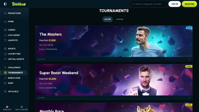 slotexo v tournaments