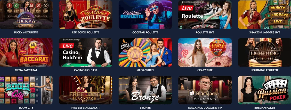 slotman casino live games