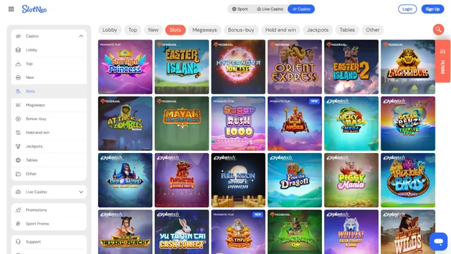 slotneo casino games