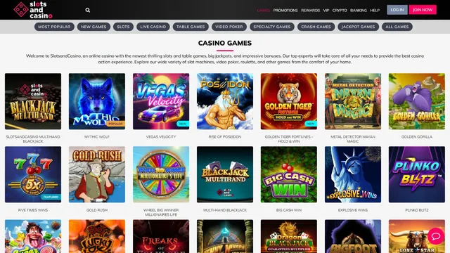 slots and casino games