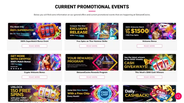 slots and casino promotions