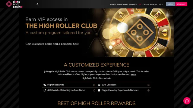 slots and casino vip club