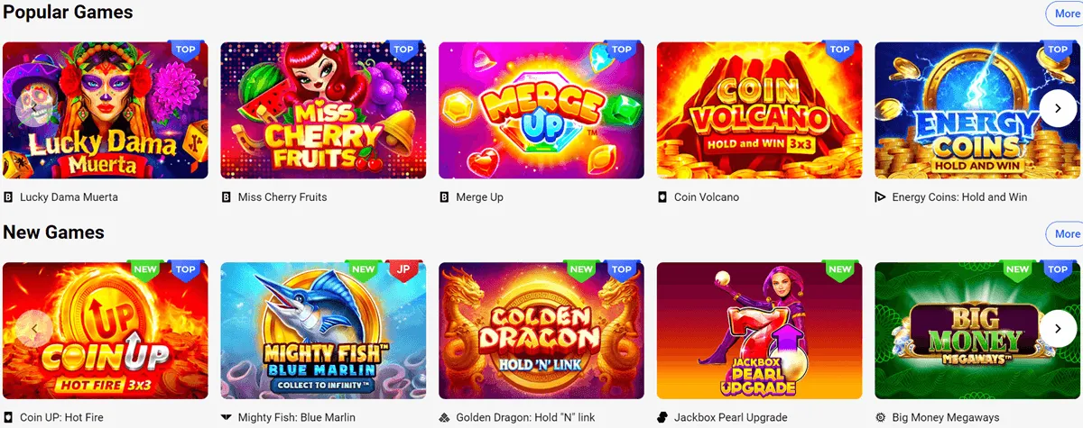 slottica casino games