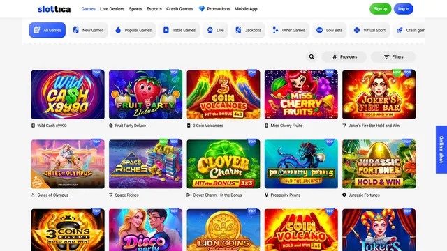 slottica casino games