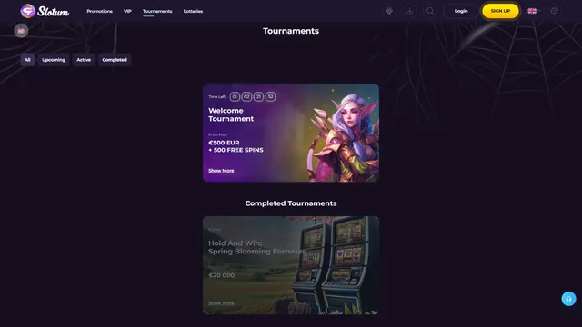 slotum casino tournaments