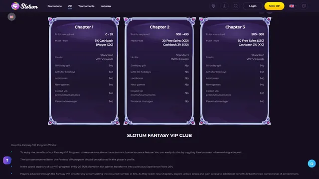 slotum casino vip club