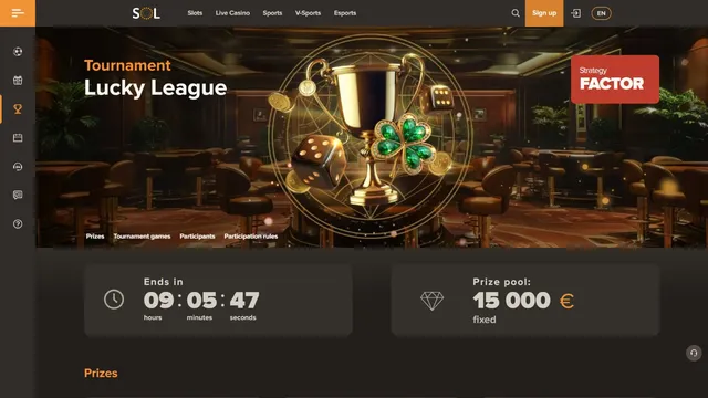 sol casino tournaments