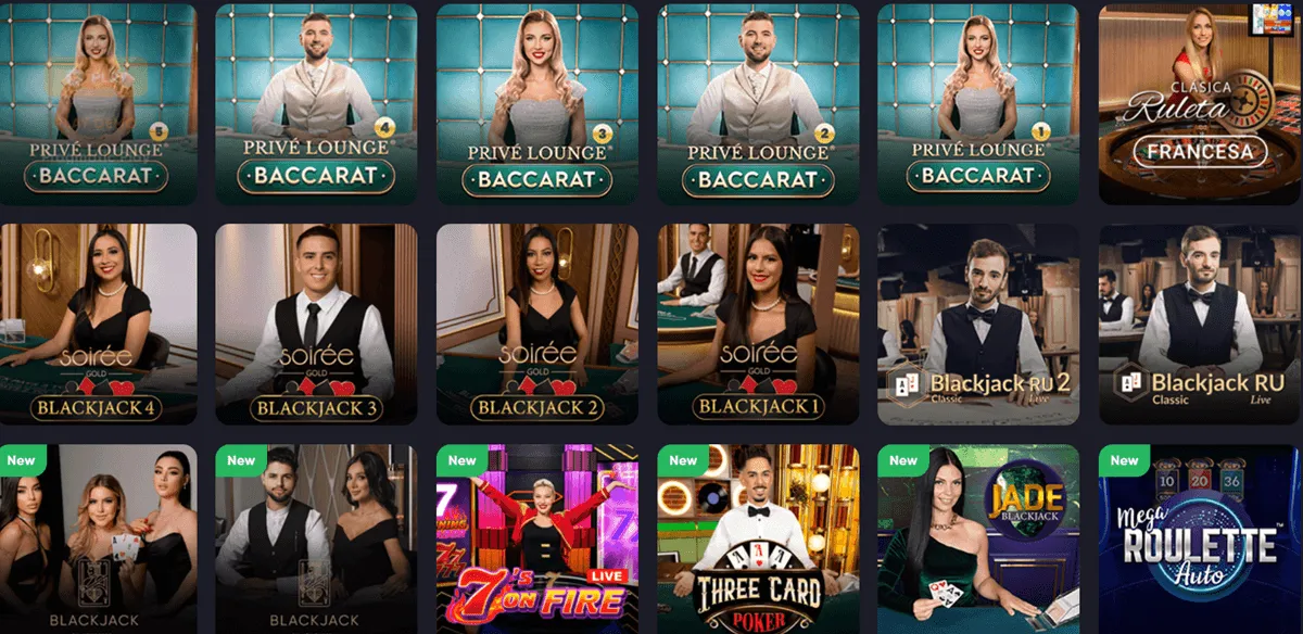 spinarium casino live games