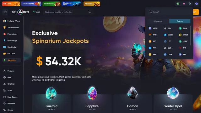 spinarium casino deposit