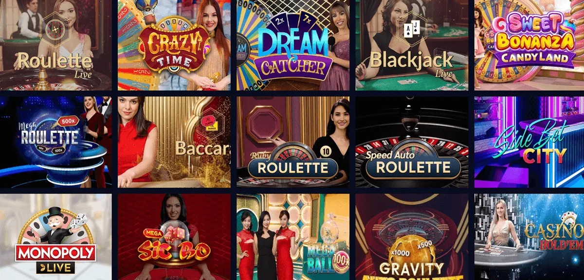 spinbet casino live games