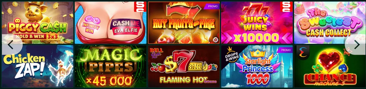 spinbetter casino games
