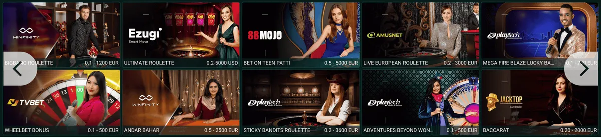 spinbetter casino live games