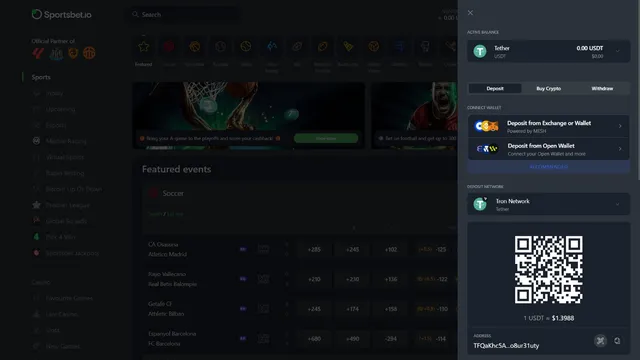 sportsbet casino deposit