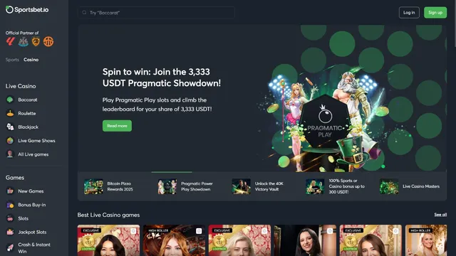 sportsbet casino website screen