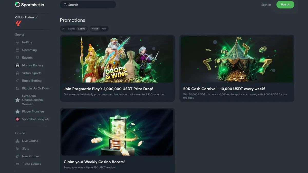 sportsbet casino promotions