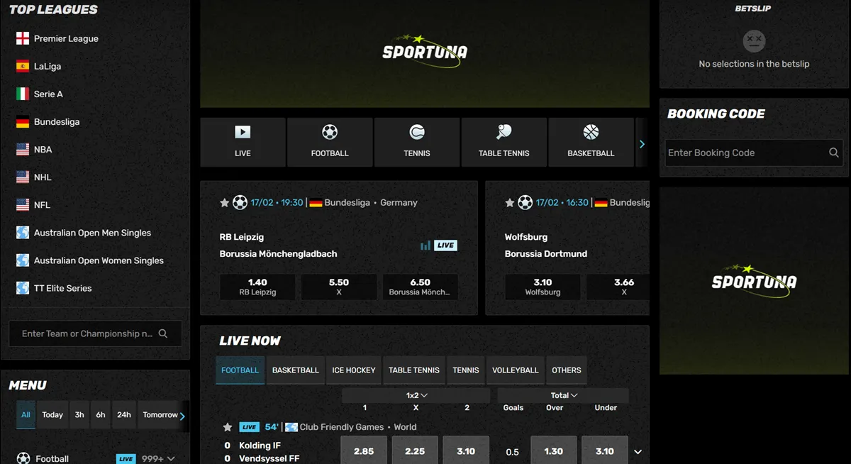 sportuna casino sportsbook