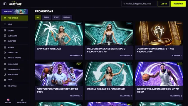 sportuna casino promotions