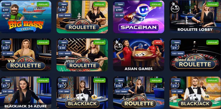 starbets casino live games
